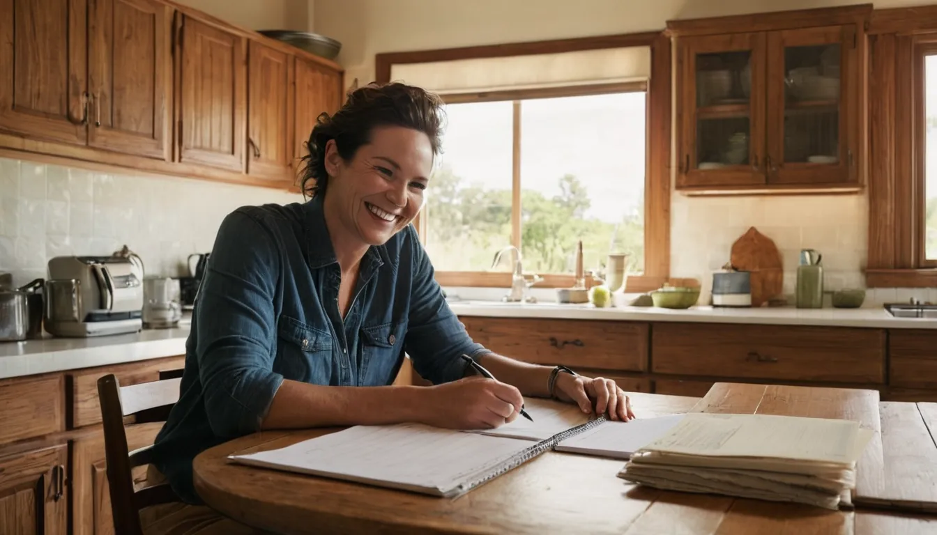 A homeowner in University Park reviewing a pest checklist at the kitchen table